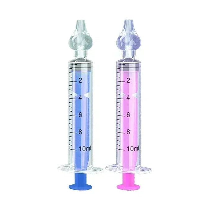 Silicone Baby Nasal Aspirator Syringe Baby Nose Cleaner Kids Rhinitis Nasal Washer Reusable Nasal Irrigator Washing for Children