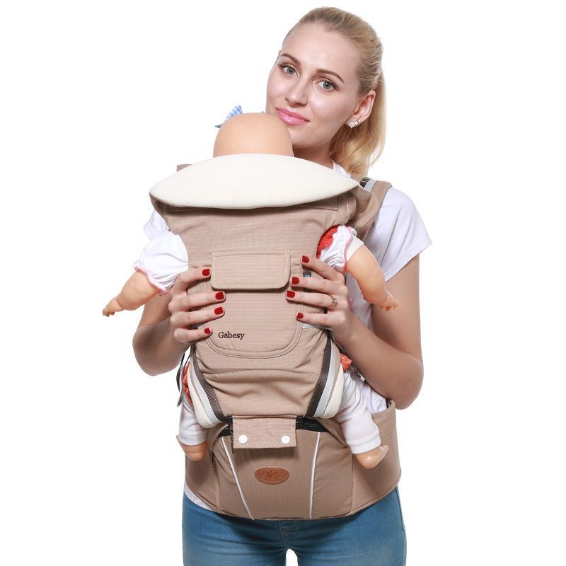 Breathable Multifunctional Baby Carrier with Hip Seat