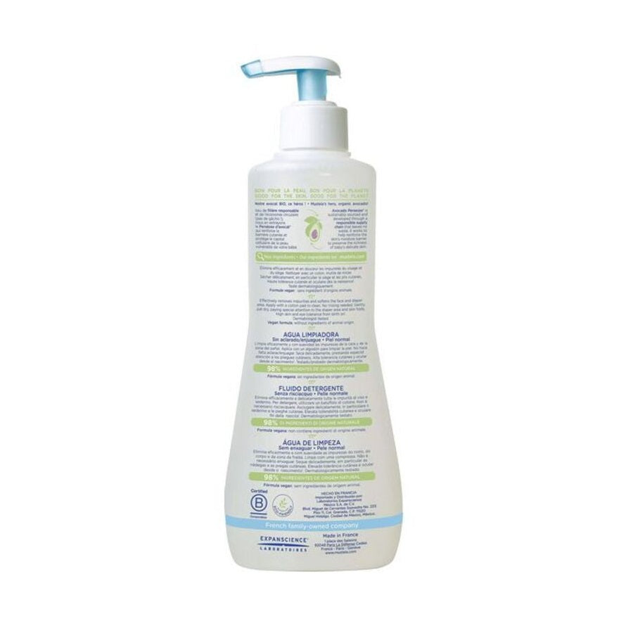 Rensevand uden Skyl Mustela Avocado (300 ml)