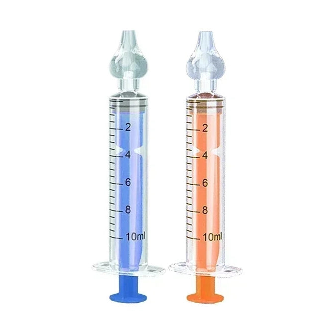 Silicone Baby Nasal Aspirator Syringe Baby Nose Cleaner Kids Rhinitis Nasal Washer Reusable Nasal Irrigator Washing for Children