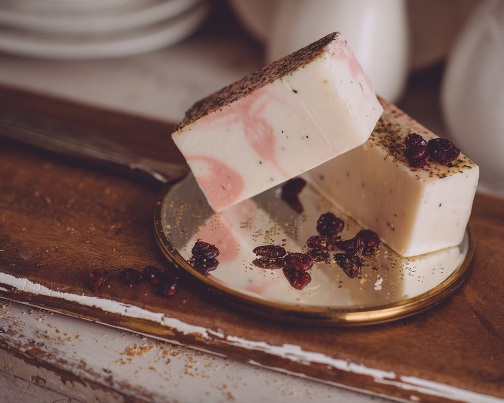 Cranberry Soufflé Organic Handmade Soap – Tart, Sweet & Creamy | Sweet