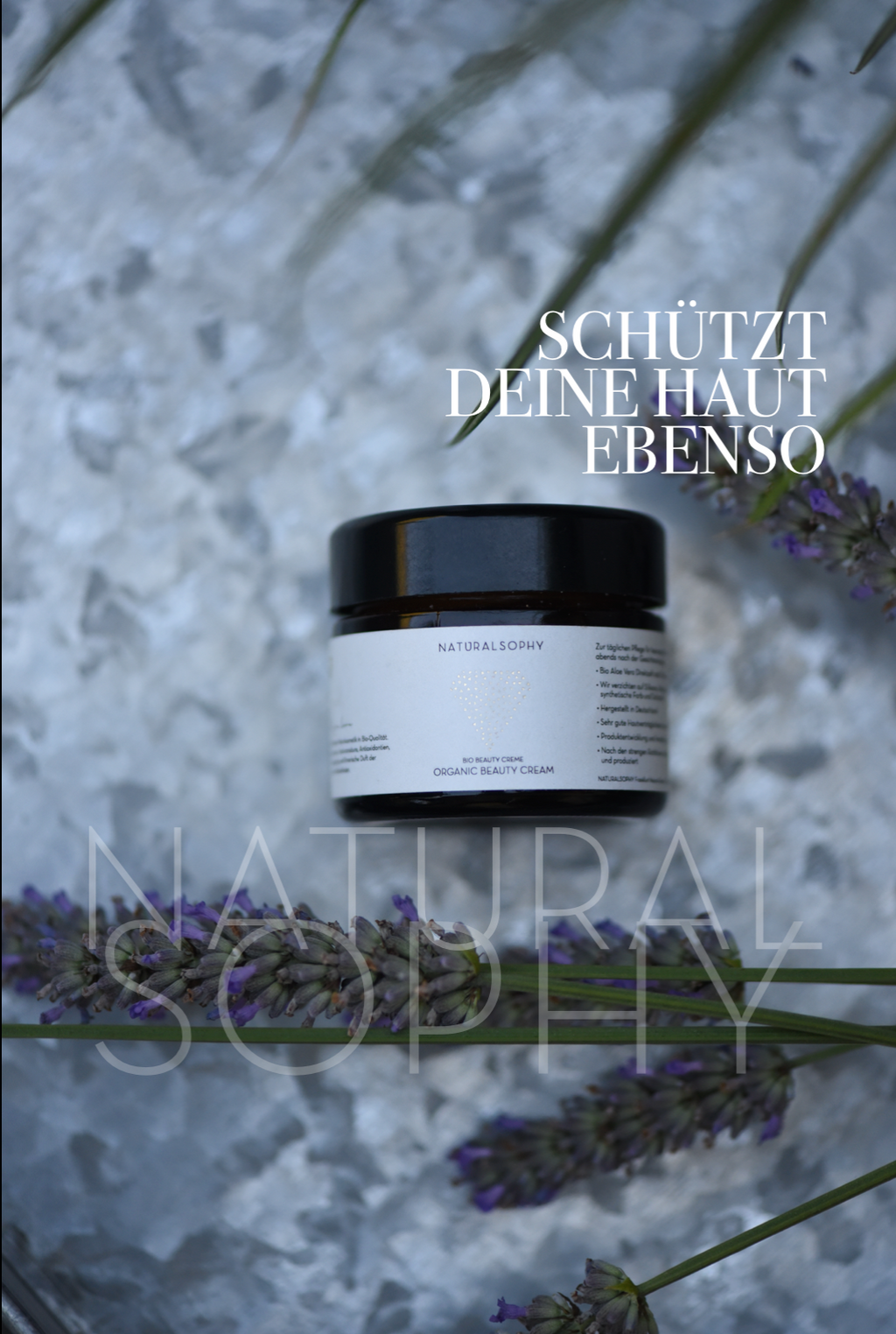 Organisk Skønhedscreme 50ml – Vandfri & 100% Aloe Vera