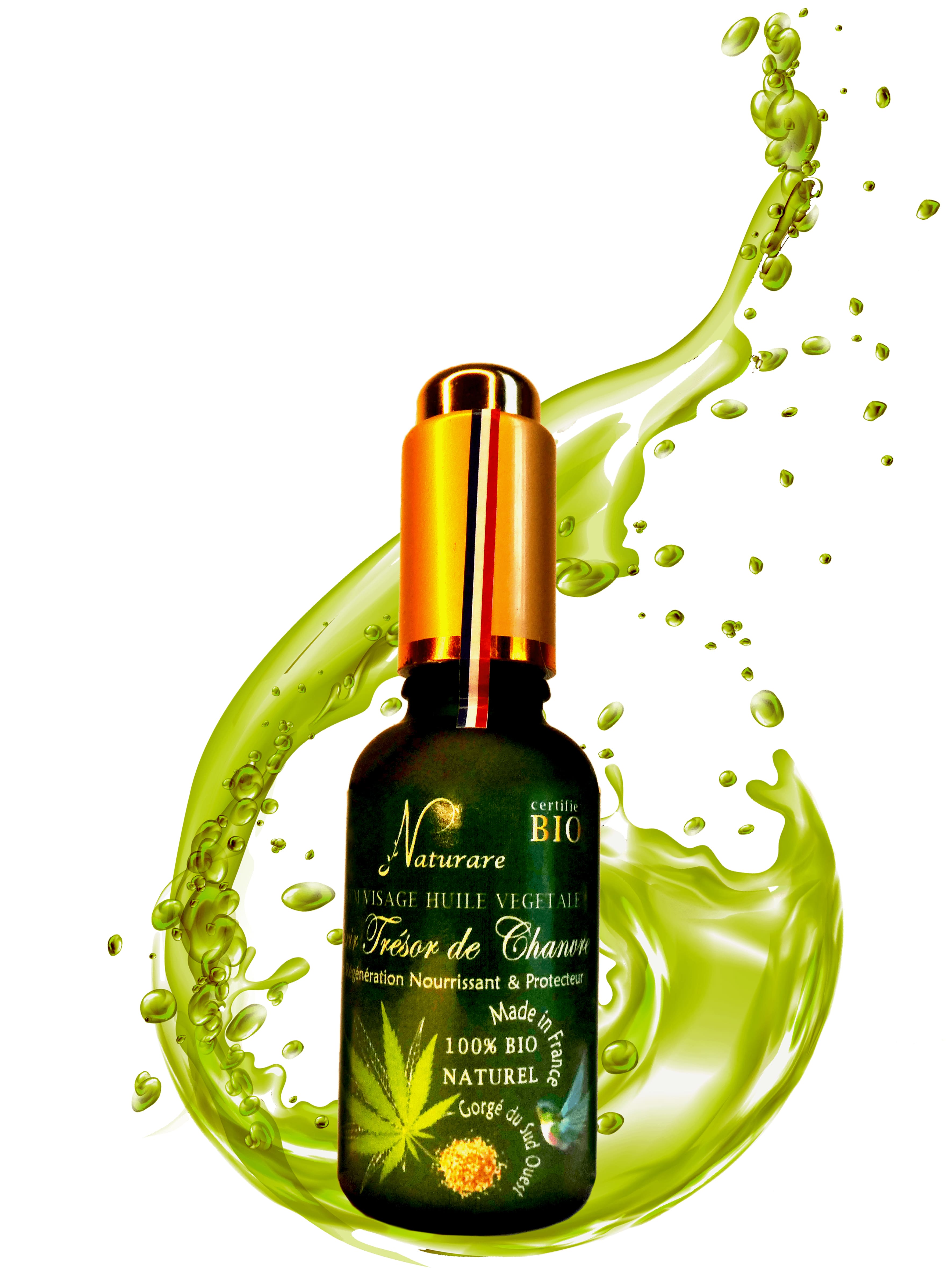 Organisk Hamp Treasure Elixir – Vegetabilsk Olie & Serum (30 ml)